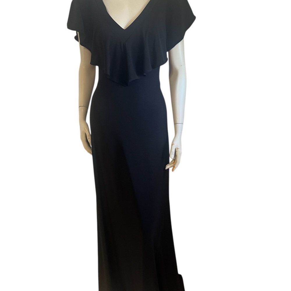 NWT SORELLA VITA Black Maxi Gown Style 9110 Size 8